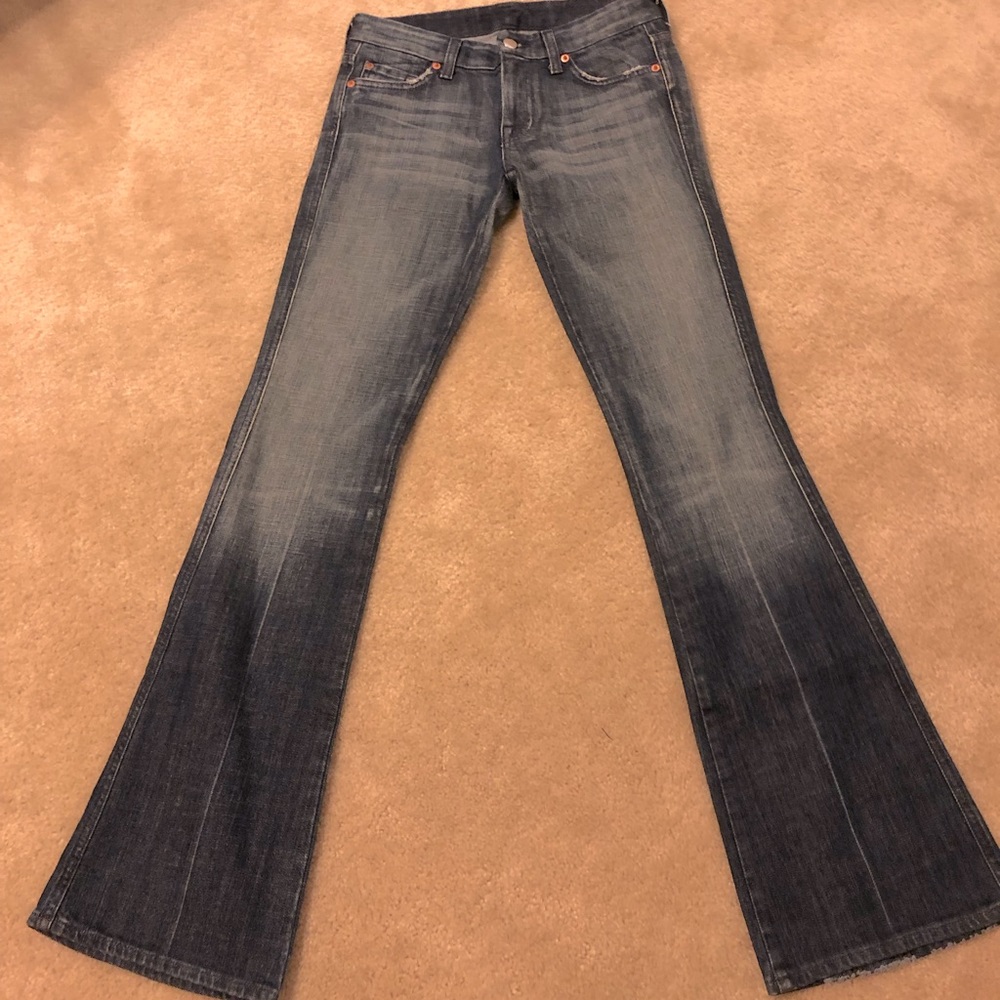 New, never worn size 27 Express X2 Denim Laboratory bootcut jeans